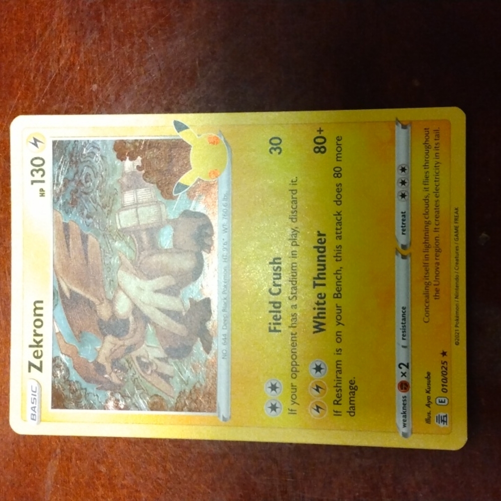 Zekrom Pokemon Card